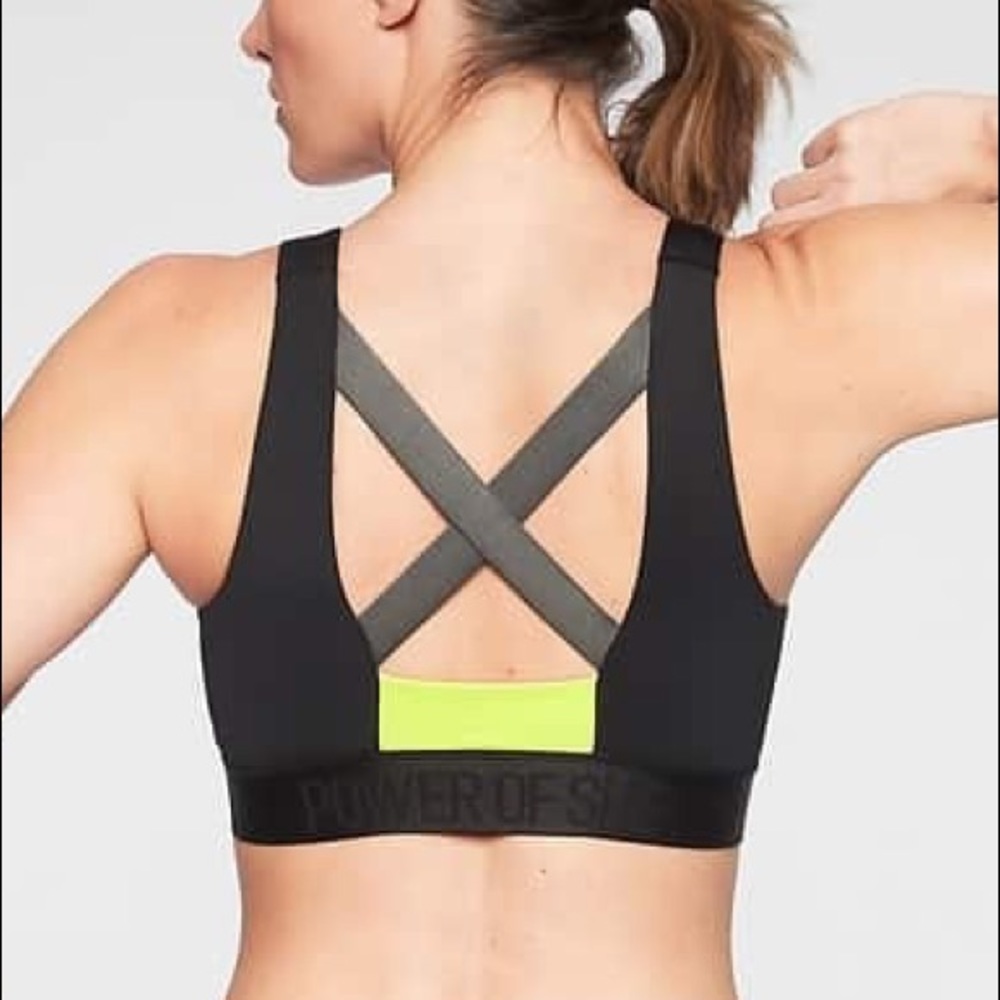 Athleta Colorblock Power of She Sports Bra S